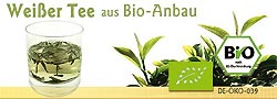 Weißer Bio-Tee 