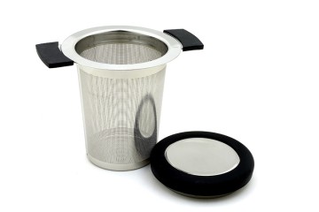 Teesieb Edelstahl-Micro schwarz