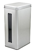 Teedose Silber für 400g
